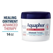 Aquaphor Healing Ointment Skin Protectant for Dry, Cracked, Irritated Skin, Fragrance Free, 14 oz