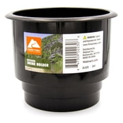 Ozark Trail Black Flush Mount Recessed Marine Drink Holder for Boats, Kayaks, and RVs
