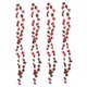 thumbnail image 5 of BRIGHTFUFU 4Ud Vid Artificial Con Flores Rojas Para En Casa Y Jardín, 5 of 7