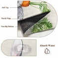 thumbnail image 6 of Small Round Rug 3Ft Washable Non-Slip, Grey Bunny Easter Circle Area Rugs for Living Room Bedroom, Rabbits Spring Botanical Carrots Indoor Floor Mats Carpet Runner for Home Decor, 6 of 8