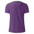 thumbnail image 3 of Iaqnaocc American Flag Shirts for Men Novelty Graphic Short Sleeve Usa American Flag Patriotic 250 Anniversary Usa Shirt Usa Flag Crew Neck Big and Tall Tops Purple 4XL, 3 of 3