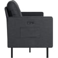 thumbnail image 6 of AODAILIHB Fabric 3 Seater Couch with 2 USB 76" W Comfortable Sectional Couches and Sofas for Living Room Bedroom, 6 of 8