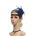 thumbnail image 1 of Bandeau en Plumes, Bandeau Vintage pour Bal, 1 of 4