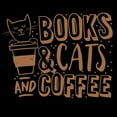 thumbnail image 3 of CafePress - Books And Cats And Coffee Pajamas - Women's Dark Pajamas, 3 of 4
