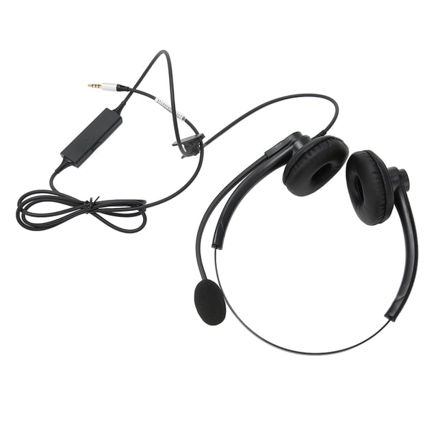 Auriculares telefónicos con cable Bling Bling reducción de ruido binaurales con micrófono 3,5 mm