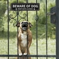 thumbnail image 3 of Tnobhg Beware of Dog Sign Paw Print Keep Gate Closed Sign Durable Aluminum Dog Warning Sign for Home Outdoor, 3 of 7