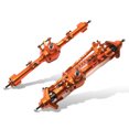 thumbnail image 1 of Kit de carcasa de aluminio Tholdsy 2 piezas Eje trasero delantero Coche Control remoto 1:6 naranja, 1 of 6