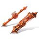 thumbnail image 1 of Bewildely Paquete de 2 carcasas de aluminio del eje trasero delantero 1:6 piezas de actualización de oruga reemplazo de modificación de montaje Kits de construcción modelo Naranja, 1 of 6