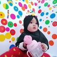 thumbnail image 4 of Kids Toddler Infant Baby Cartoon Muslim Head Wrap Modesty Turban Cap Bonnet Hat, 4 of 9