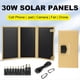 thumbnail image 3 of 30W 18V Panel Solar Plegable Tipo-C Cargador Fotovoltaico USB Teléfono Móvil para Exteriores Banco de Energía Móvil de Carga Rápida-Caqui, 3 of 5