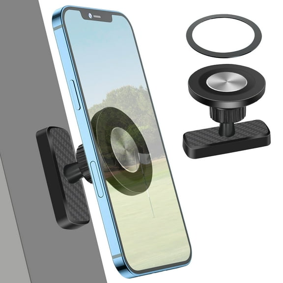 TSV 360° Rotatable Golf Cart Phone Mount, Magnetic Phone Mount Fit for iPhone, Android, MagSafe Cases, Car, Motorcycle, Gym, Office