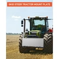 thumbnail image 3 of Skid Steer Attachment Plate, Universal Quick Attach Adapter Mount Plate, Fits Skid Steer Tractor, 3 of 8