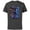 Charcoal, variant on Spider-Man: Across the Spider-Verse Spider-Punk Back - Short Sleeve Cotton T-Shirt for Adults - Customized-Black
