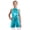 Light Blue, variant on Kids Girls Halter Neck Metallic Sleeveless Leotard Ballet Jazz Latin Dance Jumpsuit Sparkly Bodysuit Blue 8
