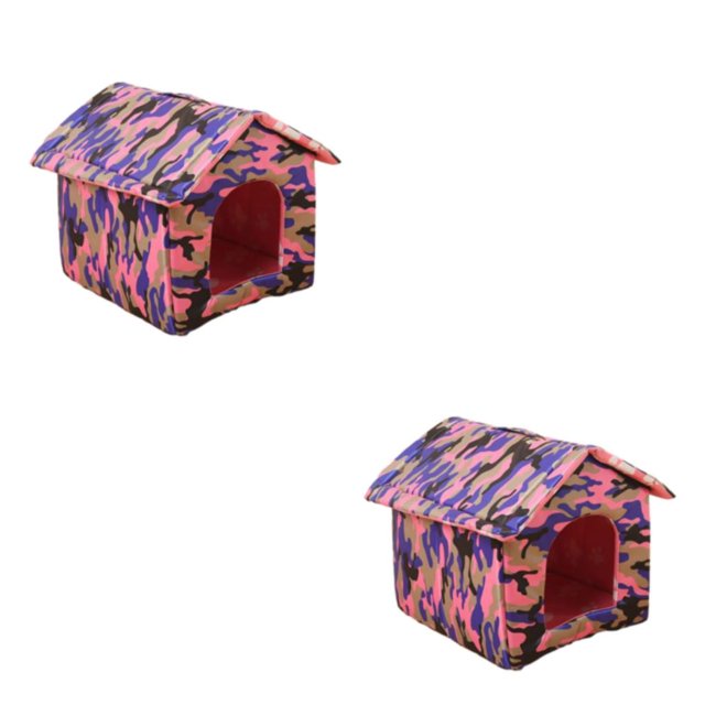 Billuyoard Casa para gatos cómoda y de tela para actividades al aire libre, cueva para gatos impermeable y plegable fácil de limpiar Type6 NO6