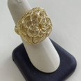thumbnail image 4 of 18K Yellow Gold Square Flower Brocade Ring, 4 of 4