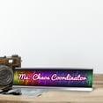 thumbnail image 2 of Ms Chaos Coordinator, Retro Novelty Office Gift Desk Sign (2 x 8"), 2 of 3