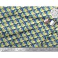 thumbnail image 3 of Soimoi Modal Satin Fabric Bird,Palm Tree & Sun Nature Printed Fabric 1 Yard 42 Inch Wide, 3 of 3