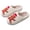 B, variant on Christmas Santa Reindeer Slippers Women Men Soft Plush Fuzzy House Shoes Indoor Outdoor Xmas Bedroom Slides White 10