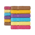 thumbnail image 2 of Toalla Facial 100% Algodón 30x30cm 12 Pzas Belug Multicolor, 2 of 5