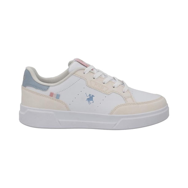 Tenis Mujer York Team Polo Club Urbano Casual blanco 25.5