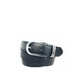 thumbnail image 2 of Womens Clamp Round Buckle On One-size-fits-all Plain Feather Edged Dress Belt Red, 2 of 7