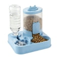 thumbnail image 2 of 2 In 1 Food And Water Bowl Feeder With Non Slip Base For Cats And Adjustable Elevated Raised Stand Feeder, 2 of 5