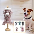 thumbnail image 4 of Pijama Kojanyu de forro polar supersuave para mascotas,jersey cálido de invierno para perros y gatos pequeños,abrigo para cachorros,ropa cómoda para mascotas., 4 of 5