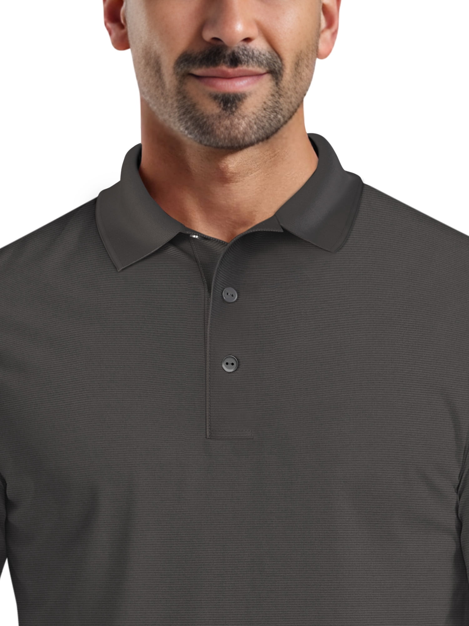 Ben Hogan Performance Men's & Big Men's Easy Care Solid Short Sleeve Golf Polo Shirt, up to 5XL