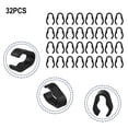 thumbnail image 4 of 32x Microphone Stand Cable Clips Boom Pole Cable Clips Clamp Plastic Mount Small Wire Clips Pro Audio Microphone Accessories, 4 of 10