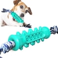 thumbnail image 1 of Juguetes para masticar con cuerda para perros, cepillo de dientes, palo de limpieza para perros pequeños y medianos, cepillo de dientes para razas pequeñas, Indestructible, 1 of 4
