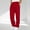 Red, variant on HOMADLES Mens Sweatpants for Men with Pockets Outdoor Hiking Jogger Pants Elastic Waist Straight Leg Drawstring Casual Sweatpants Open Bottom Sweatpants Black