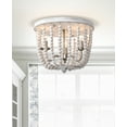 thumbnail image 6 of Warehouse of Tiffany Dawid 14 inch Bohemian Antique White Flush Mount Ceiling Lighted, 6 of 6