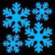 thumbnail image 3 of Pegatinas de copos de nieve que brillan en la oscuridad, calcomanías luminosas para decoración navideña, ventana de invierno, Feliz Año Nuevo, para el hogar, 3 of 4