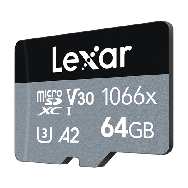 Tarjeta Lexar 1066x 64GB TF de alta velocidad U3 V30 A2 Tarjeta Micro SD Velocidad de lect Abanopi Tarjeta TF