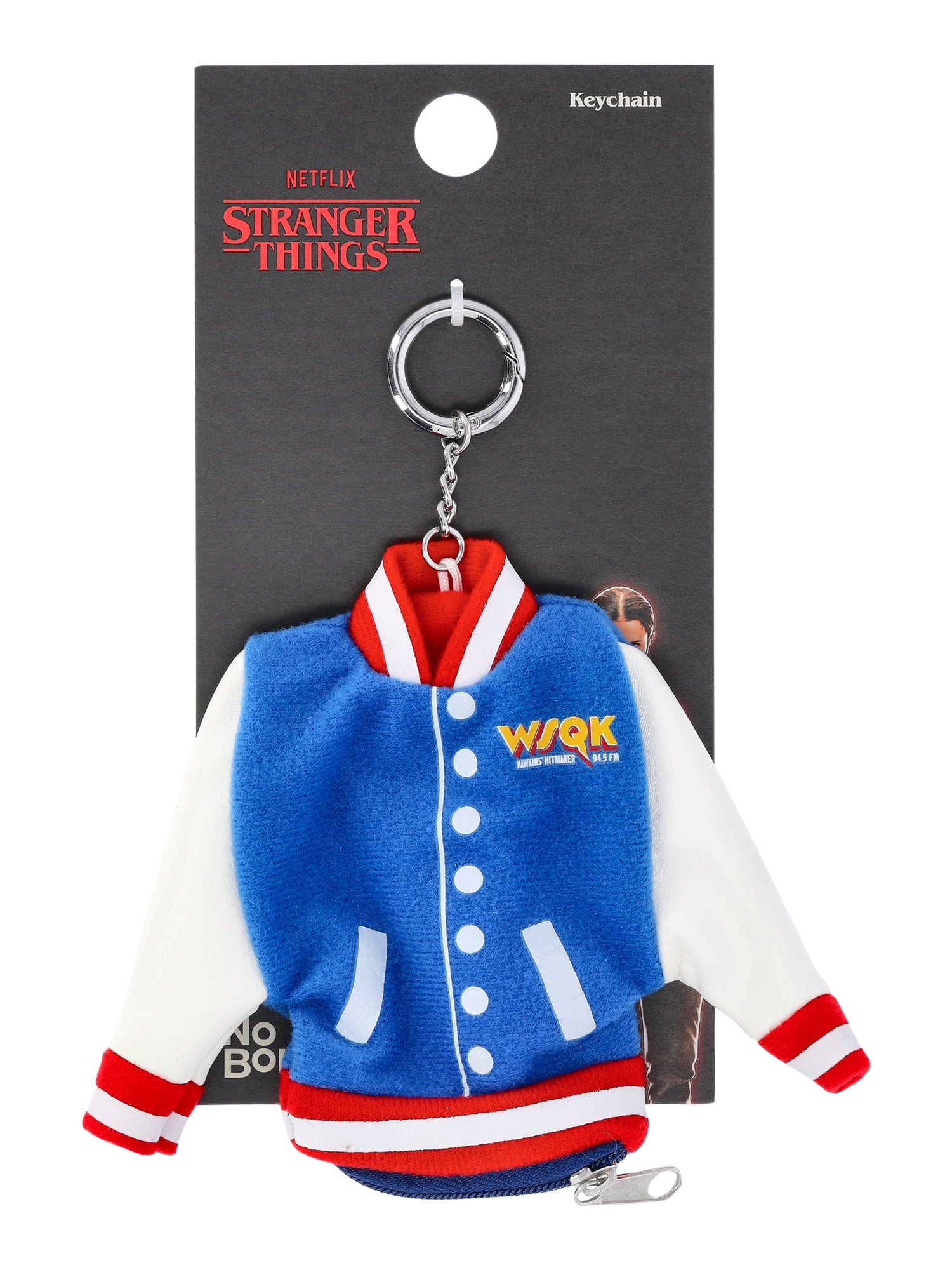 Netflix Stranger Things WSQK Jacket Collectible Mini Keychain from No Boundaries, Unisex