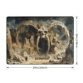 thumbnail image 2 of Area Rugs For Living Room Decor - Ancient Skull Cave Landscape Soft Anti Slip Throw Washable Rugs 5x7 For Bedroom, Indoor Carpet For Bedroom Living Room 80x58In, 2 of 7