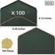 thumbnail image 2 of 100 Pack 10 Business Envelopes With Gold Border, Self Seal Standard Envelopes, 2 of 5