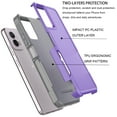 thumbnail image 6 of For Motorola Moto G Power 5G 2024 Phone Case, Ebizware Shockproof Case Military Grade Heavy Duty Full Body Protection Rugged Cover for Moto G Power 5G 2024 6.7, Purple, 6 of 10