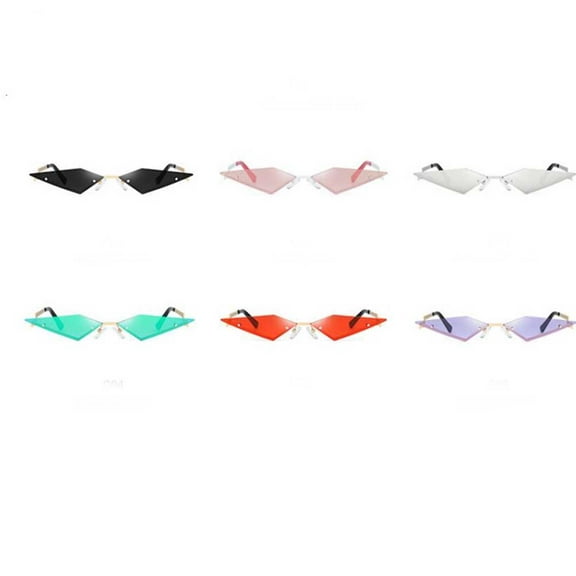 Masteelf Funny Sunglasses for Women, Stylish Characteristic UV Protection Glasses, Trendy Eyewear for Outdoor Activities