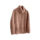 thumbnail image 4 of Suéter de moda para mujer, cuello alto grueso, cárdigan cálido con cremallera, tops de forro polar, chaqueta de suéter, abrigo para mujer, 4 of 6