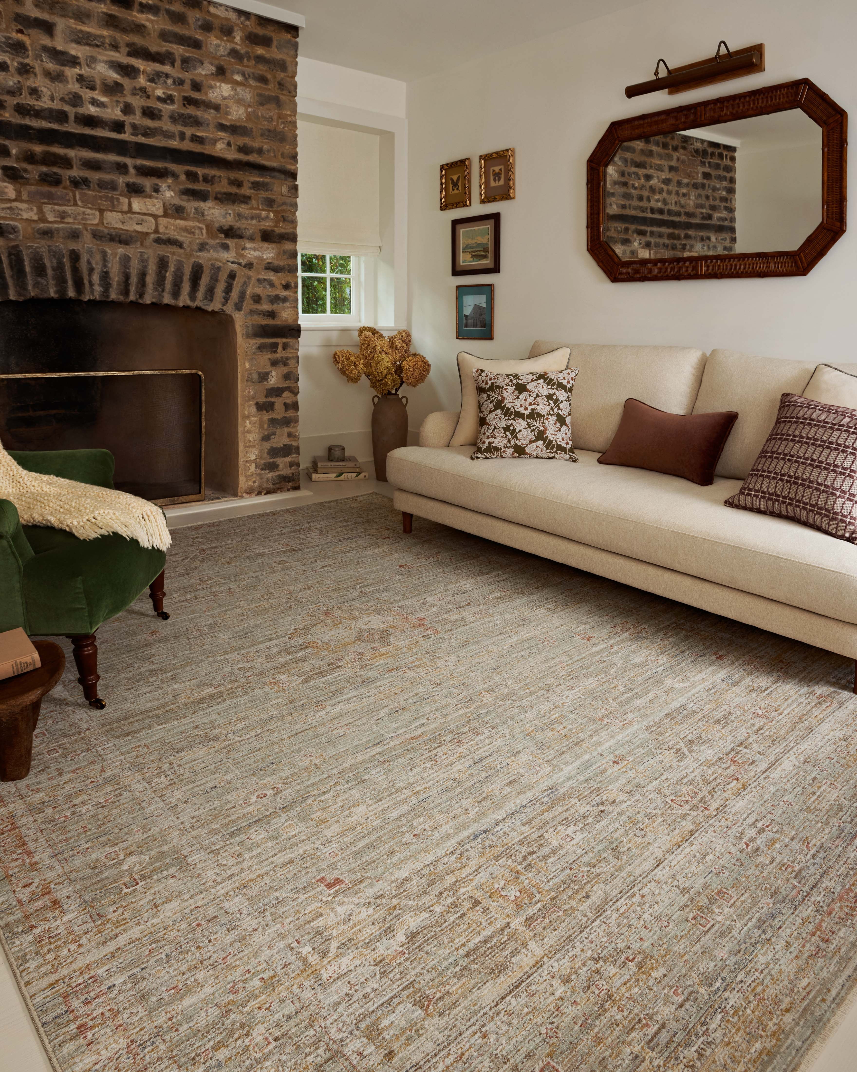 Chris Loves Julia x Loloi Ida Spa / Sunrise 5'-3" x 7'-6" Area Rug