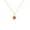 Yellow, variant on Starburst North Star Pendant Necklace 925 Silver With 14k Rose Gold Over Gift For Women