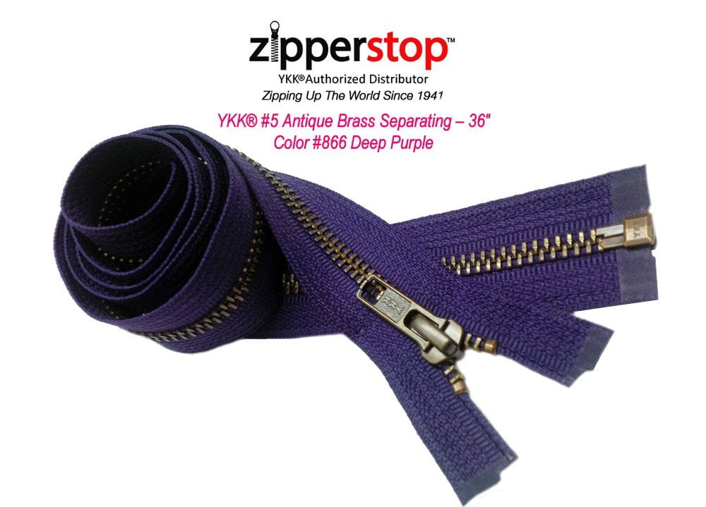 Number 5 Jacket Zipper NAVY ZipperStop Authorized Wholesale Distributor