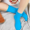 thumbnail image 2 of Turquoise Slouch Socks (Adult Medium - Women's Shoe Sizes 5-10), 2 of 4