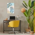 thumbnail image 3 of Stupell Industries Bohemian Blue Palm Fronds in Pastel Haze Canvas Art, 16 x 24, by Nan, 3 of 8