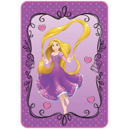 Disney Store Tangled Princess Rapunzel Fleece Throw ...