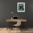 thumbnail image 3 of Frank, Assaf 25x32 White Modern Wood Framed Museum Art Print Titled - Butcher Shop in Rome, Italy, 3 of 4