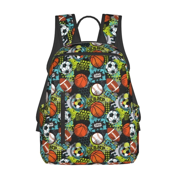 Disketp Balls Mochila Ligera e Impermeable, Mochila de Día Resistente para Viajes, Senderismo y Uso Diario para Hombre y Mujer