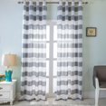 thumbnail image 3 of Volkmi New Striped Retro Window Screen Perforated W 140cm* H 245cm_Blue, 3 of 11